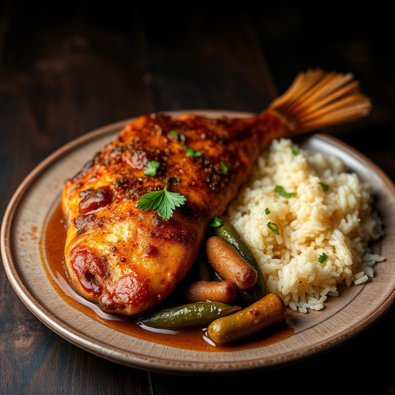 Brown Stew Fish